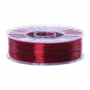 SBS пластик для 3d печати вишневый прозрачный
