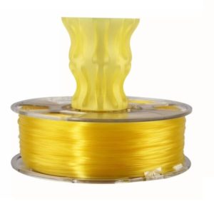 PLA пластик для 3D печати ESUN прозрачный Transparent Glass желтый 1,75мм 1кг — изображение 3