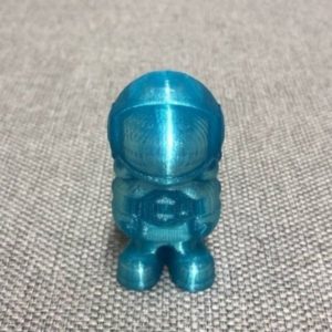 PETG пластик для 3D печати Bestfilament голубой флуоресцентный 1,75мм 0,5кг — изображение 3