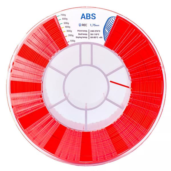 600 abs-пластик-rec-для-3d-печати-красный-1.75-0.75